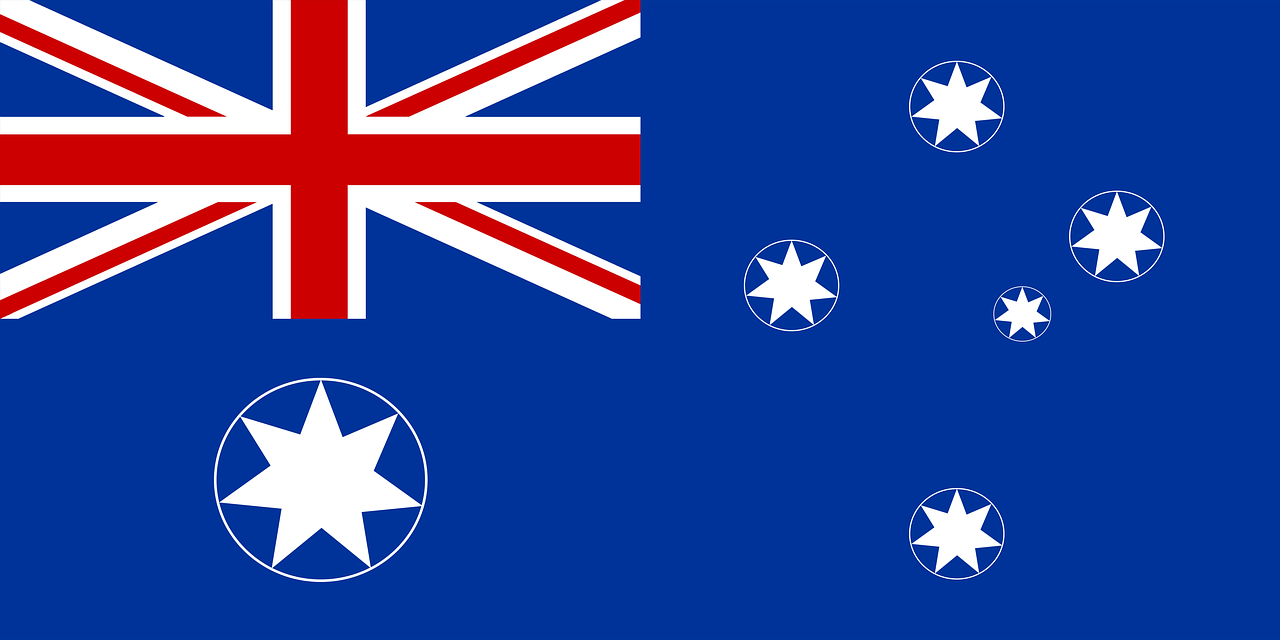 australia, flag, national